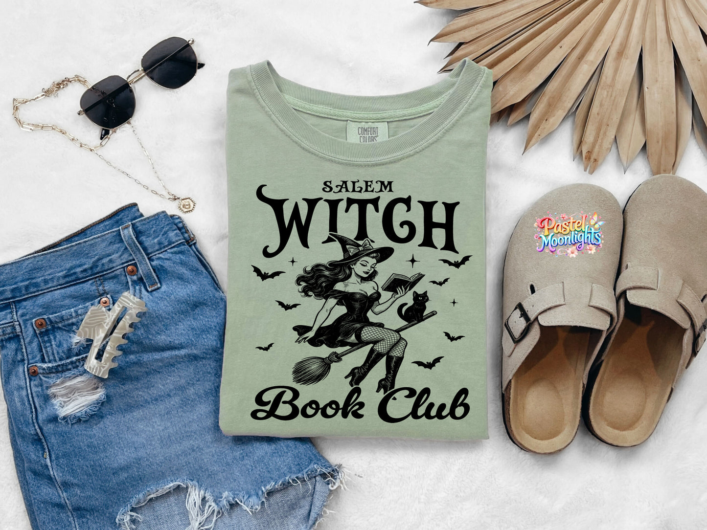 Salem Witch Boook Club DTF Print Ready to Press