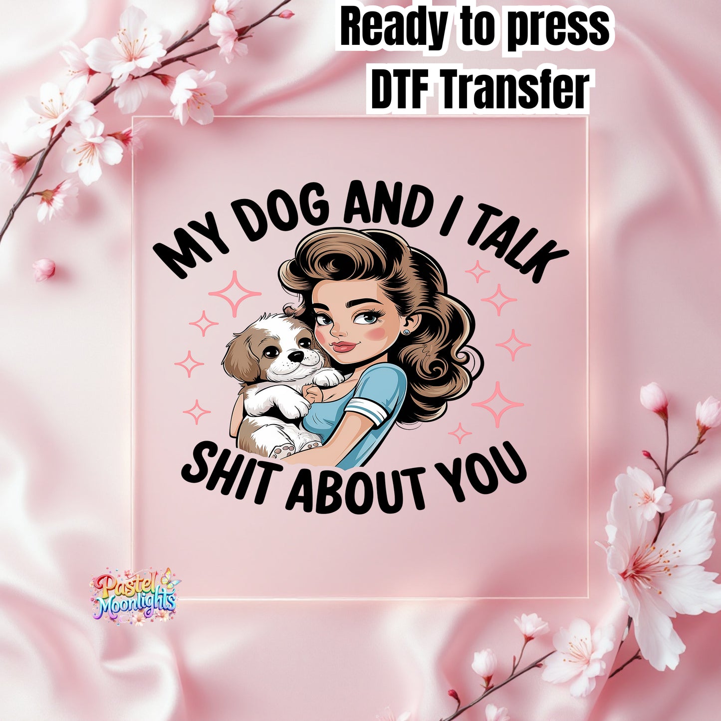 Sarcastic Pinup Girl #11 DTF Print Ready to Press