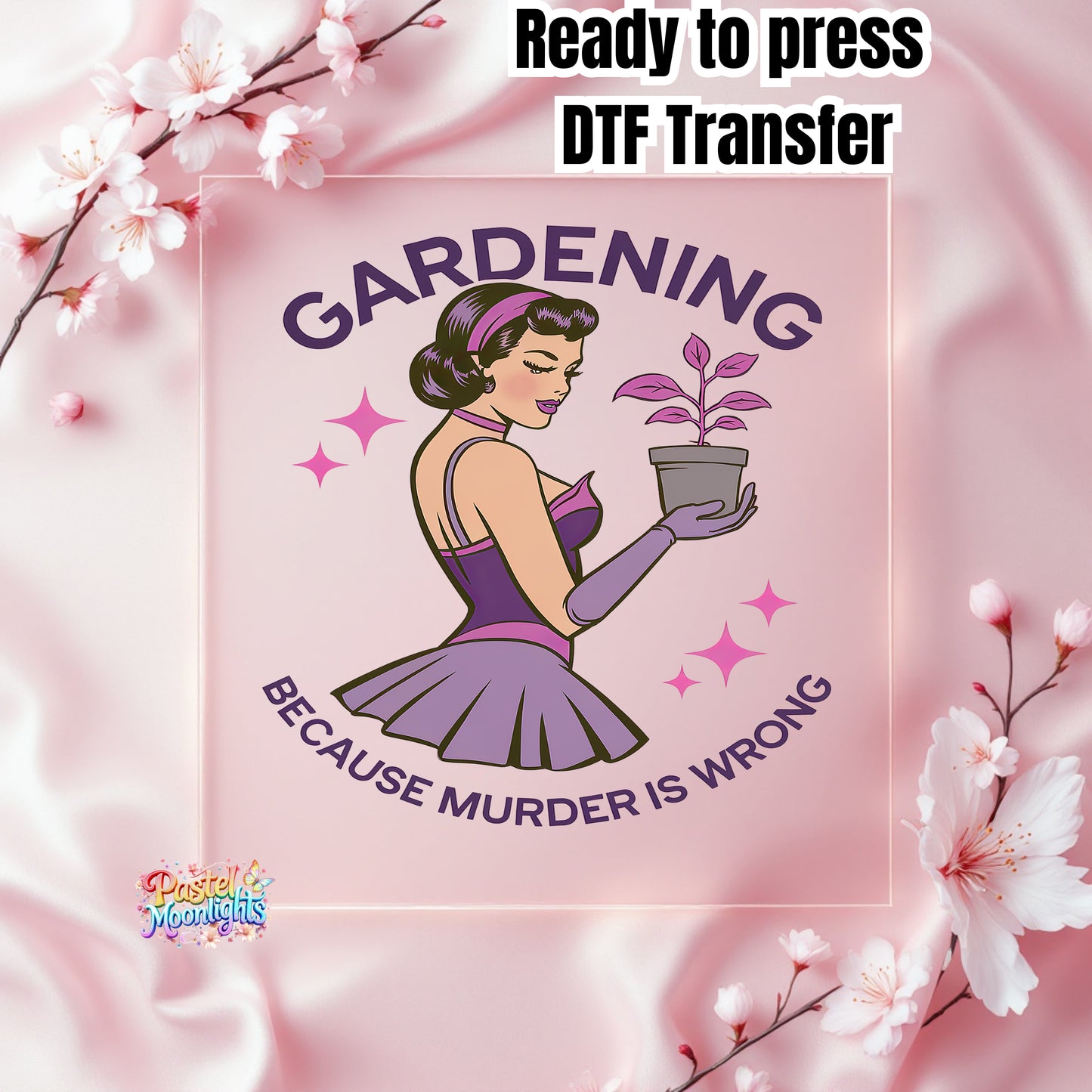 Sarcastic Pinup Girl #13 DTF Print Ready to Press