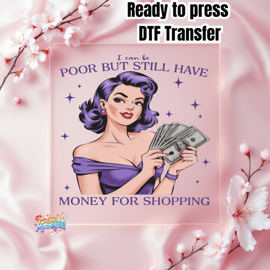 Sarcastic Pinup Girl #1 DTF Print Ready to Press