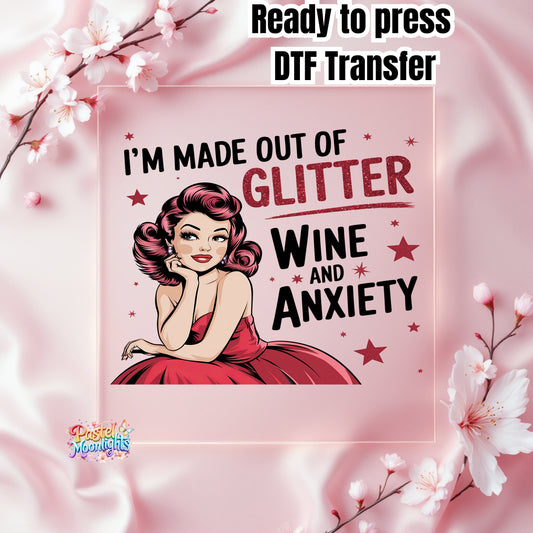 Sarcastic Pinup Girl #2 DTF Print Ready to Press