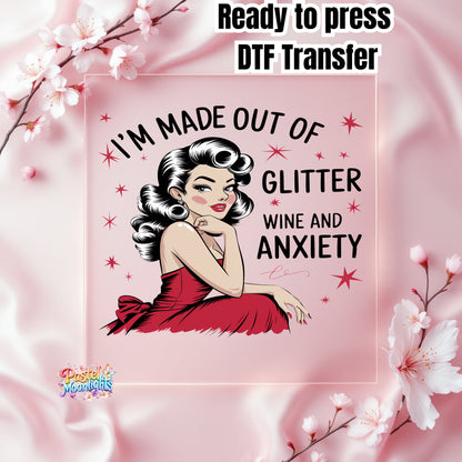 Sarcastic Pinup Girl #3 DTF Print Ready to Press