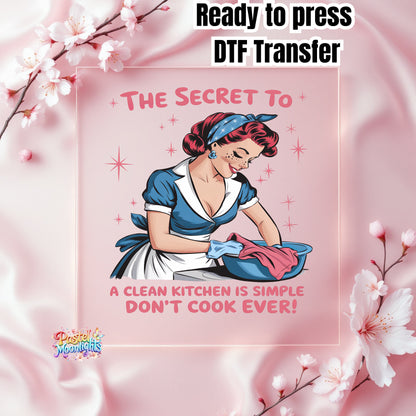 Sarcastic Pinup Girl #6 DTF Print Ready to Press