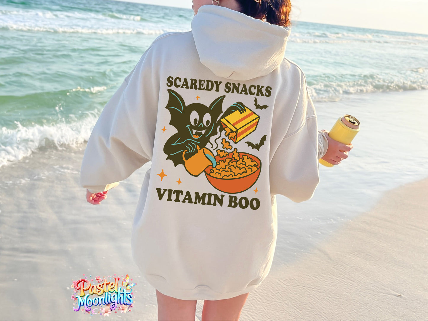 Scaredy Snacks vitamin boo DTF Print Ready to Press
