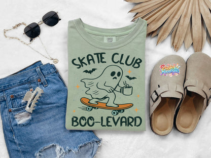 Skate Club Boo-Levard DTF Print Ready to Press