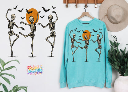 Skeleton Dance DTF Print Ready to Press