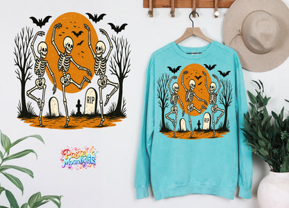 Skeleton Dance DTF Print Ready to Press