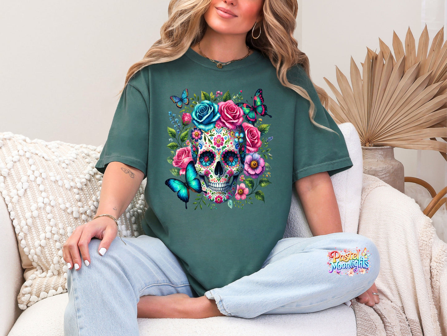 Skull Design 11 DTF Print Ready to Press