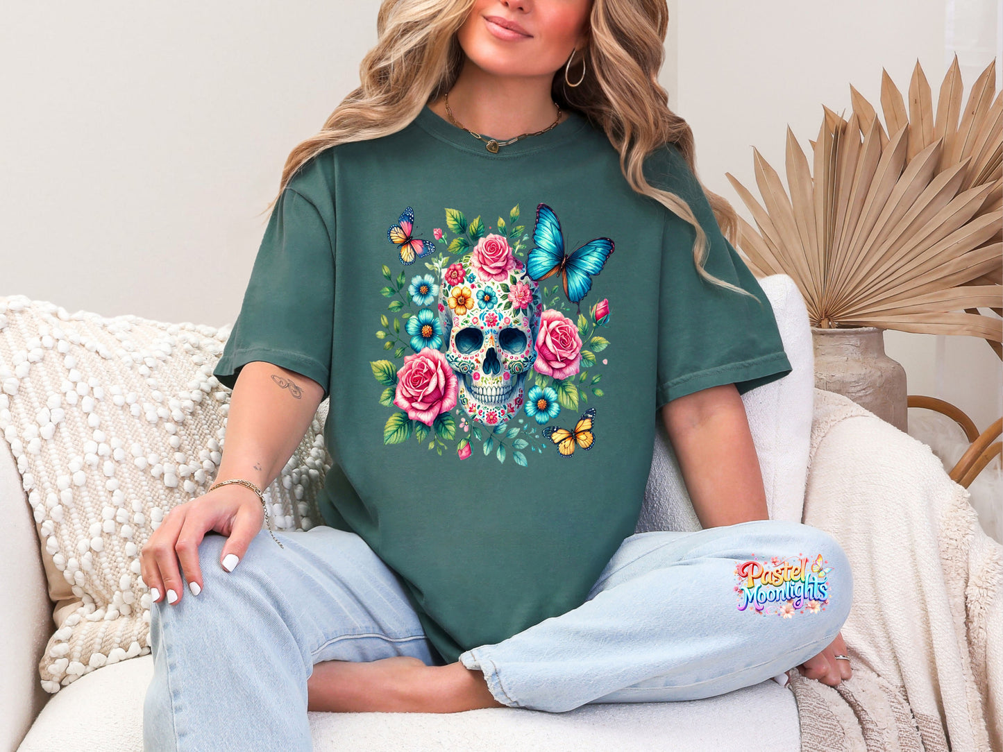 Skull Design 12 DTF Print Ready to Press