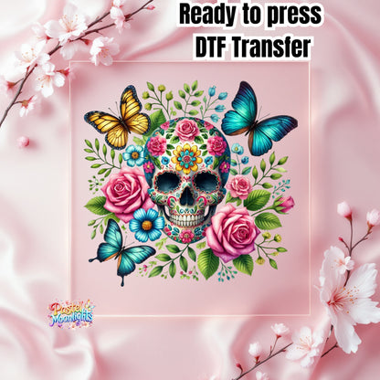 Skull Design 1 DTF Print Ready to Press