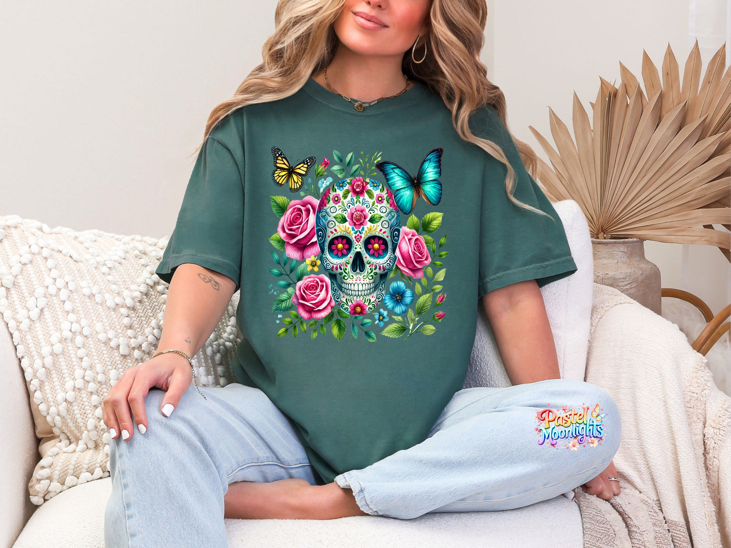 Skull Design 3 DTF Print Ready to Press