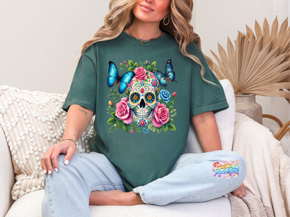 Skull Design 8 DTF Print Ready to Press