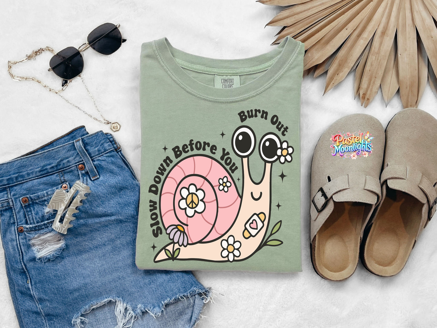 Slow Down Before You Burn Out DTF Print Ready to Press