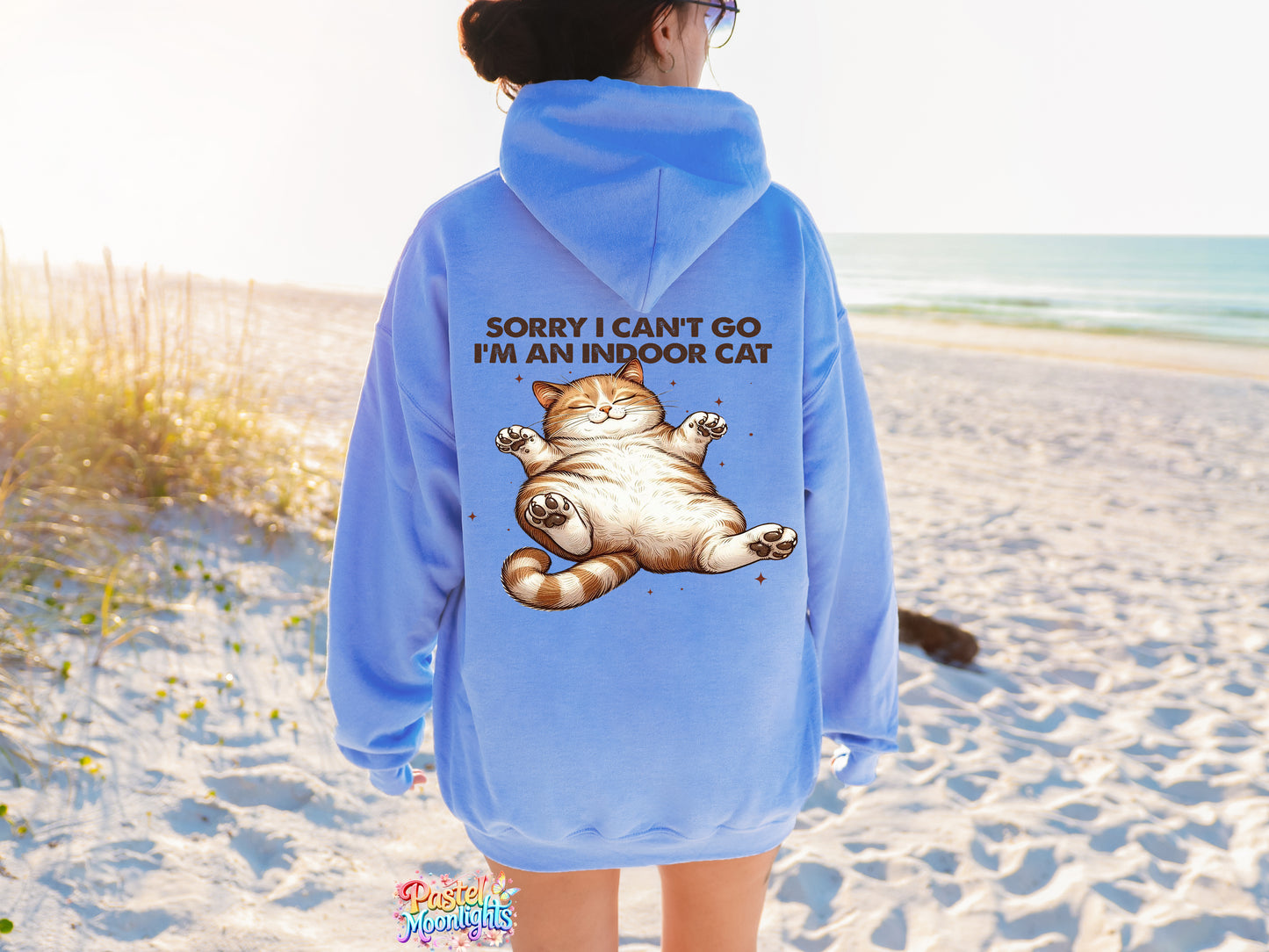 Sorry I cant go, Im an Indoor  Cat DTF Print Ready to Press