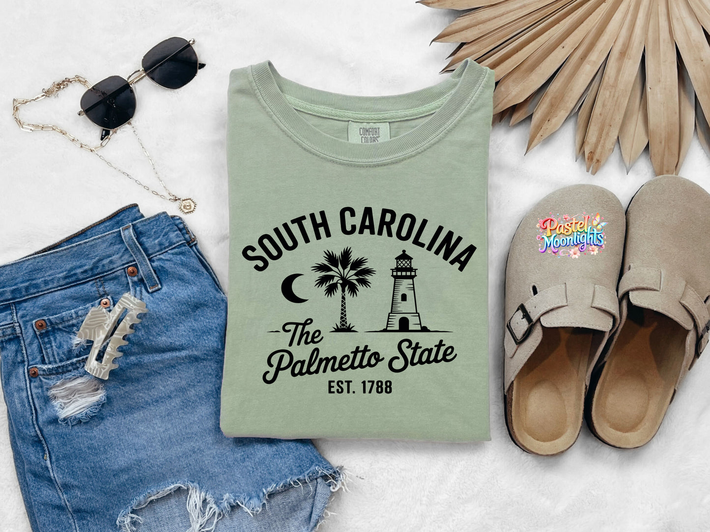 South Carolina The Palmetto State DTF Print Ready to Press