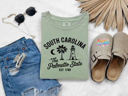South Carolina The Palmetto State DTF Print Ready to Press