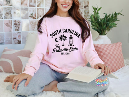 South Carolina The Palmetto State DTF Print Ready to Press