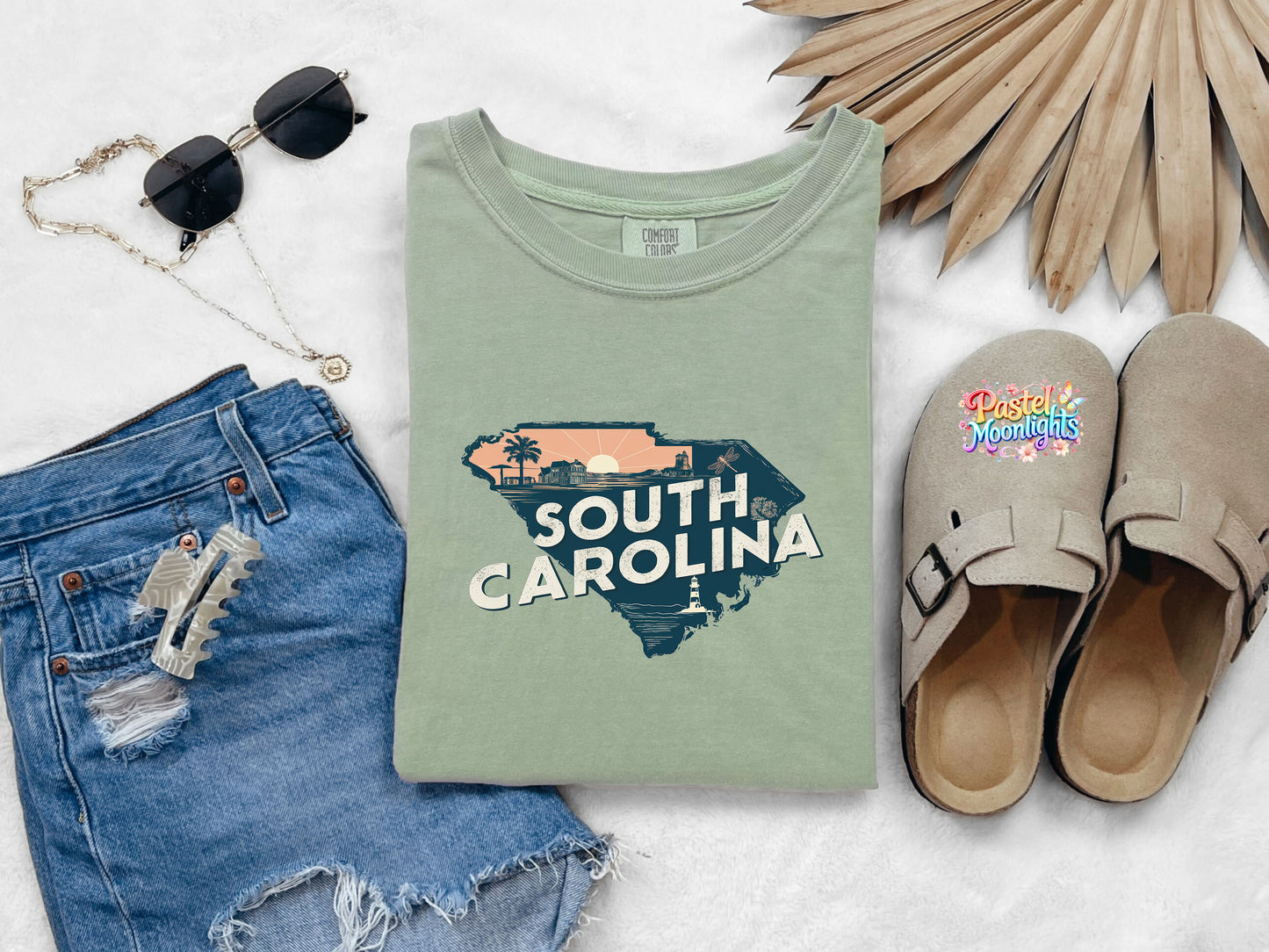 South Carolina The Palmetto State DTF Print Ready to Press