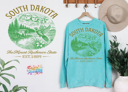 South Dakota The Mount Rushmore State DTF Print Ready to Press