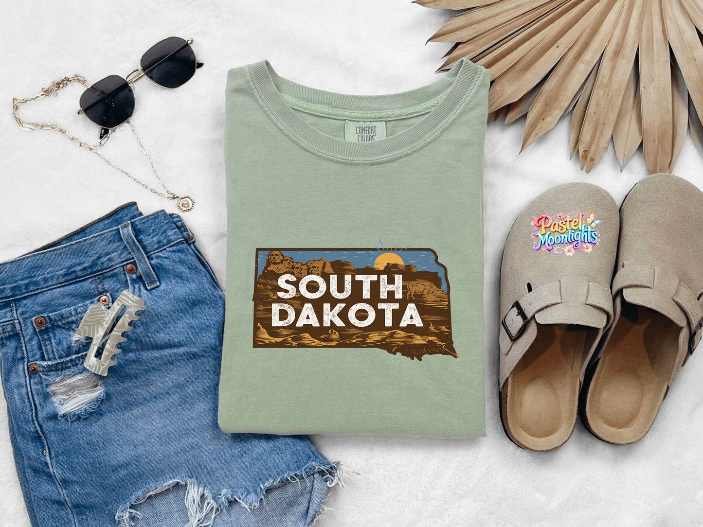 South Dakota The Mount Rushmore State DTF Print Ready to Press