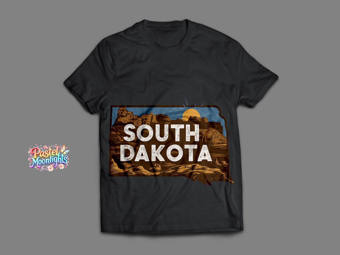 South Dakota The Mount Rushmore State DTF Print Ready to Press