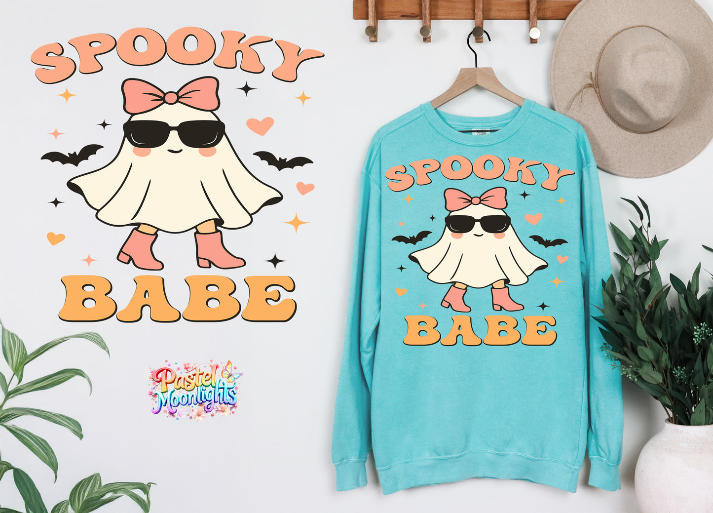 Spooky Babe DTF Print Ready to Press