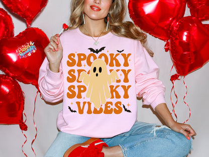 Spooky Spooky Spooky Vibes DTF Print Ready to Press