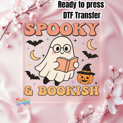 Spooky & Bookish DTF Print Ready to Press