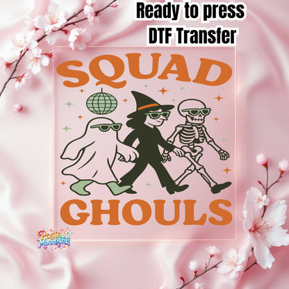 Squad Ghouls 1 DTF Print Ready to Press