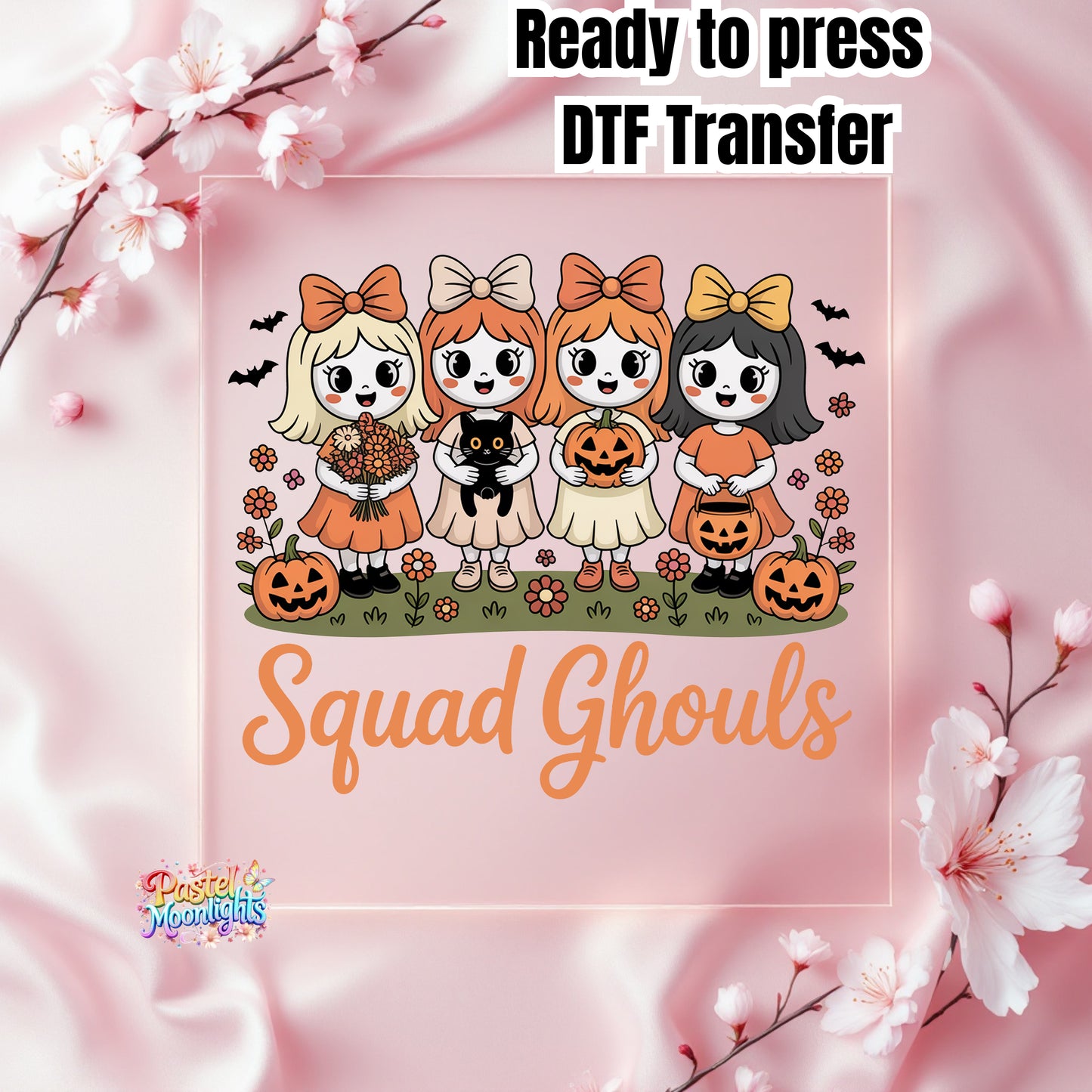 Squad Ghouls DTF Print Ready to Press
