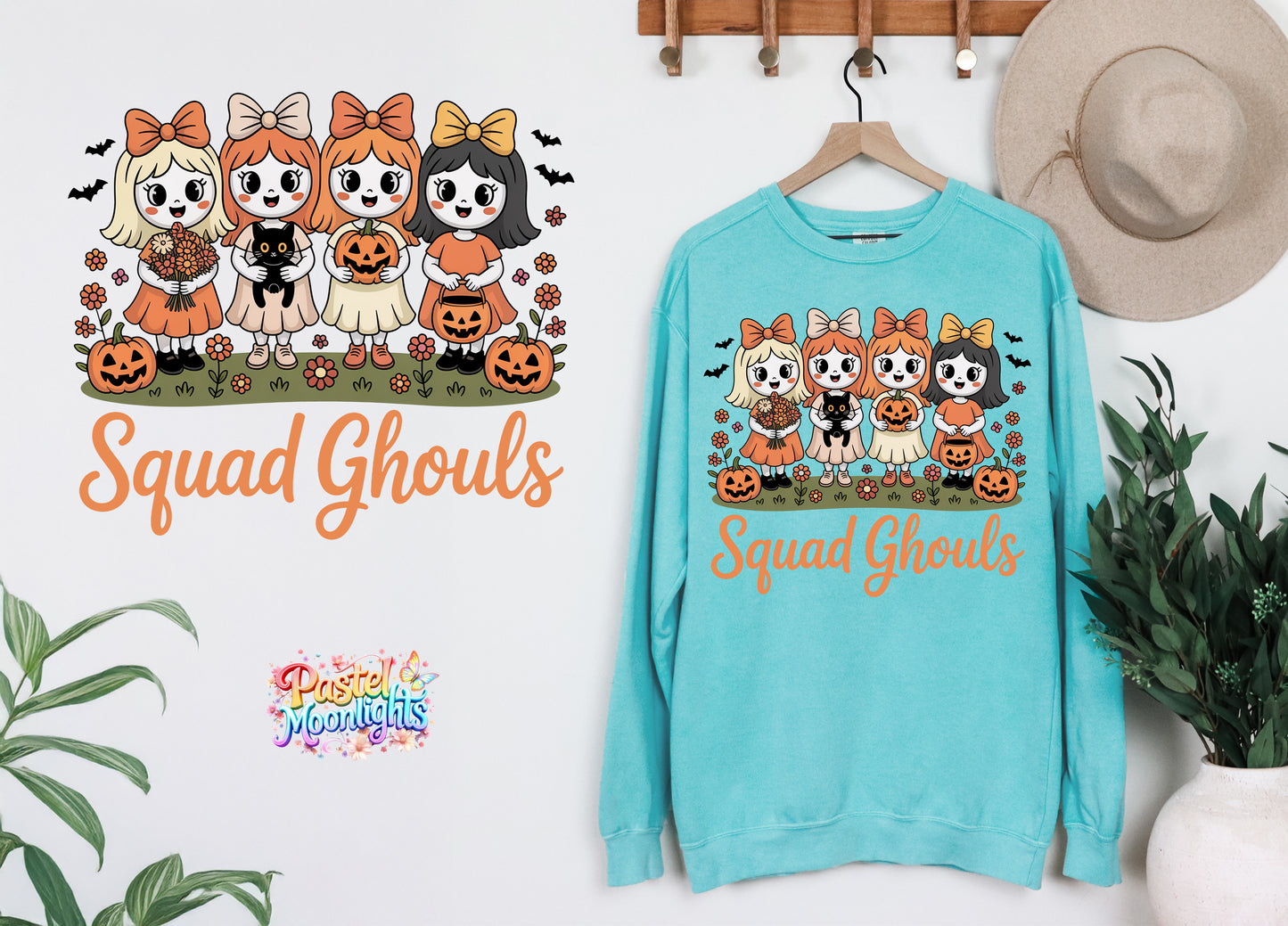 Squad Ghouls DTF Print Ready to Press