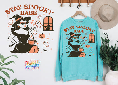 Stay Spooky Babe DTF Print Ready to Press