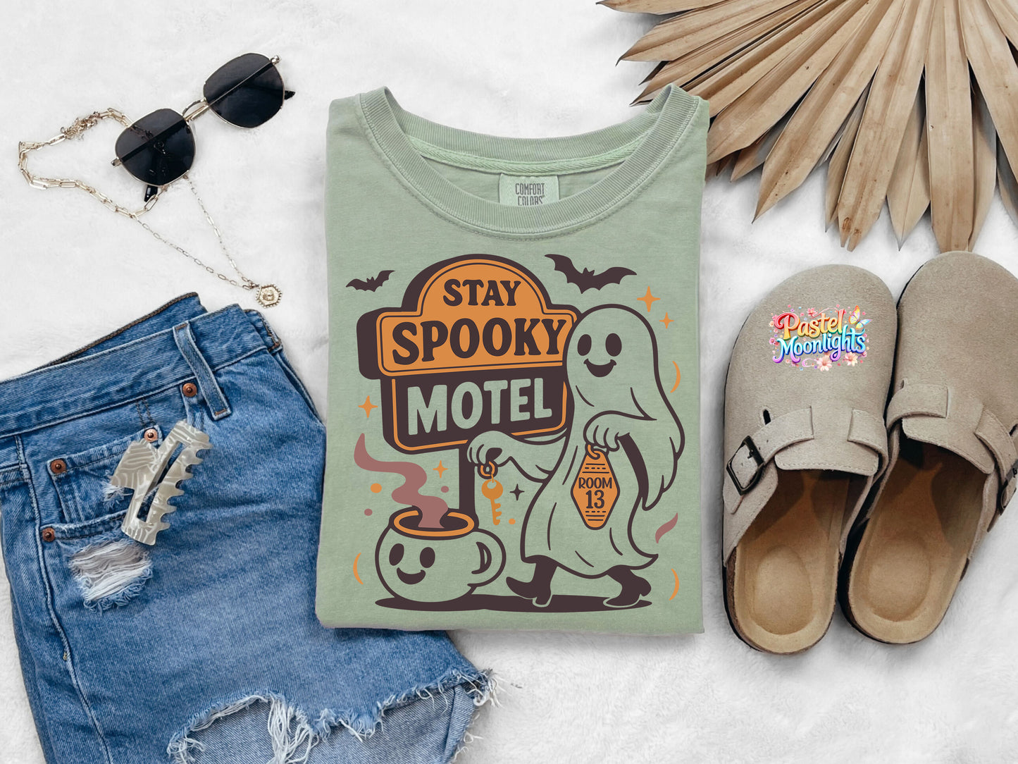 Stay Spooky Motel DTF Print Ready to Press