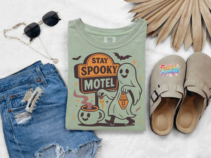 Stay Spooky Motel DTF Print Ready to Press