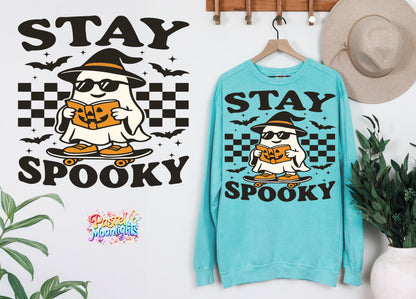 Stay Spooky DTF Print Ready to Press
