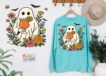 Summer Ghost DTF Print Ready to Press