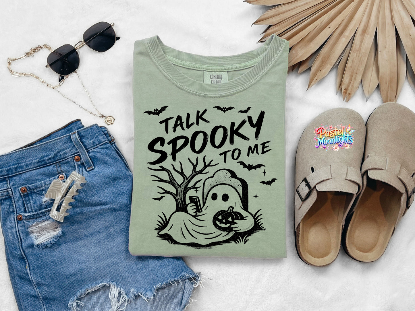 Talk Spooky to me DTF Print Ready to Press