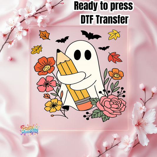 Teacher Ghost DTF Print Ready to Press