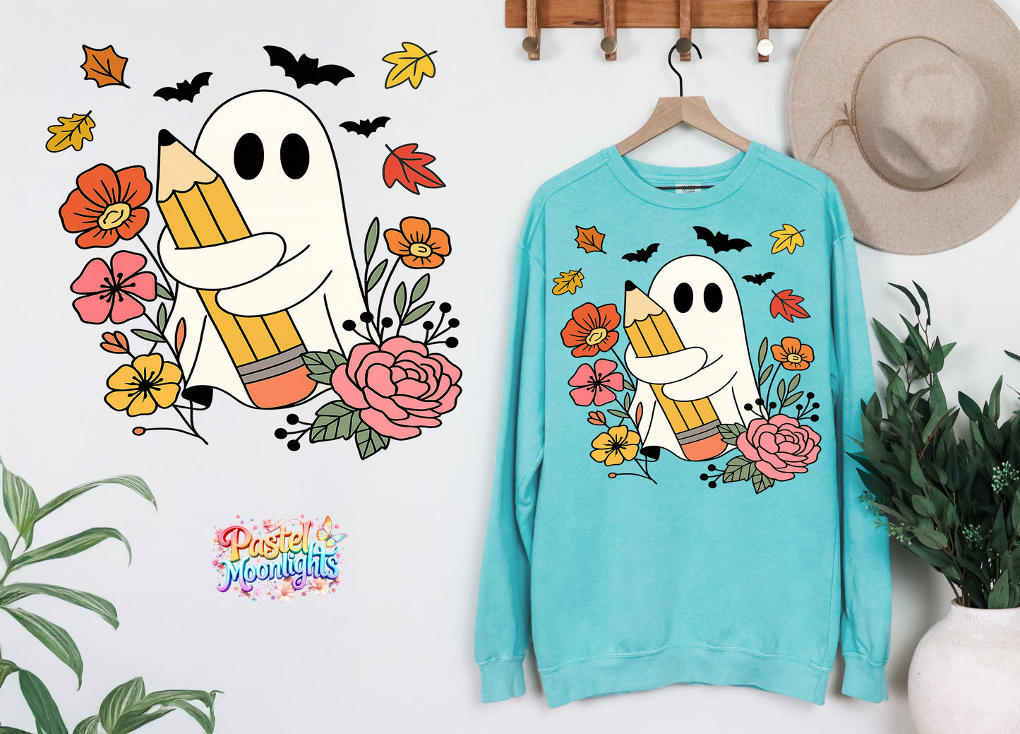 Teacher Ghost DTF Print Ready to Press