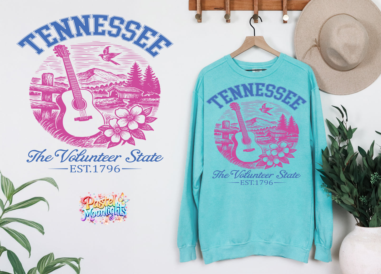 Tennessee The Volunteer State DTF Print Ready to Press