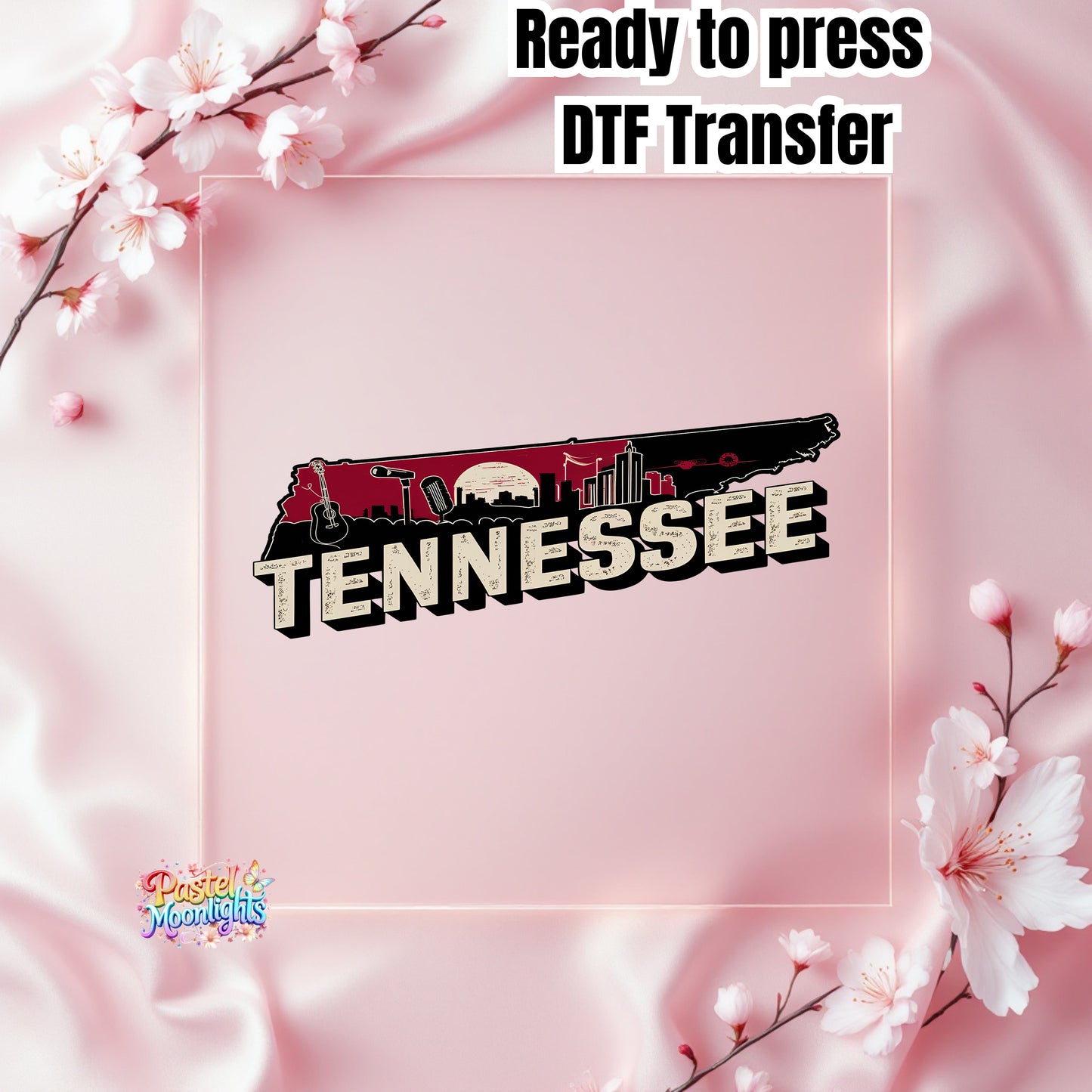 Tennessee The Volunteer State DTF Print Ready to Press