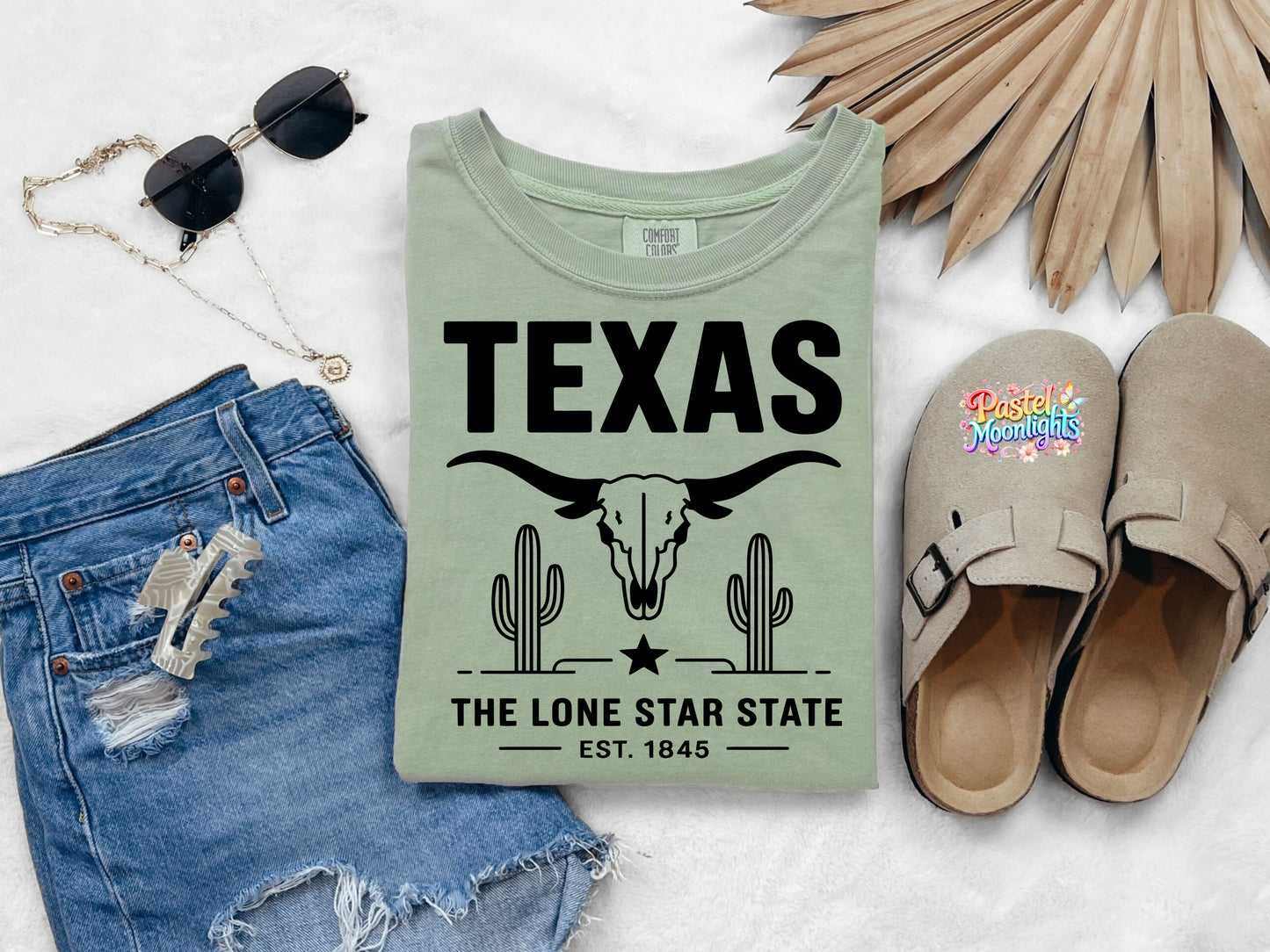 Texas The Lone Star State DTF Print Ready to Press