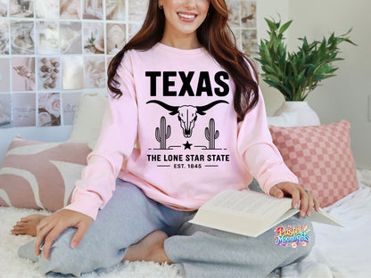 Texas The Lone Star State DTF Print Ready to Press