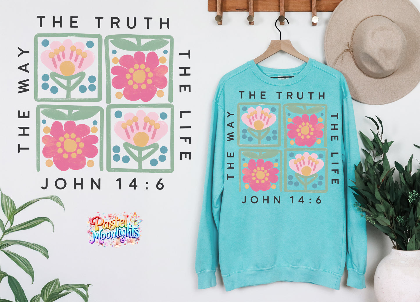 The Way The Truth The Life DTF Print Ready to Press