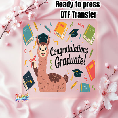 Llama Design 1 DTF Print Ready to Press