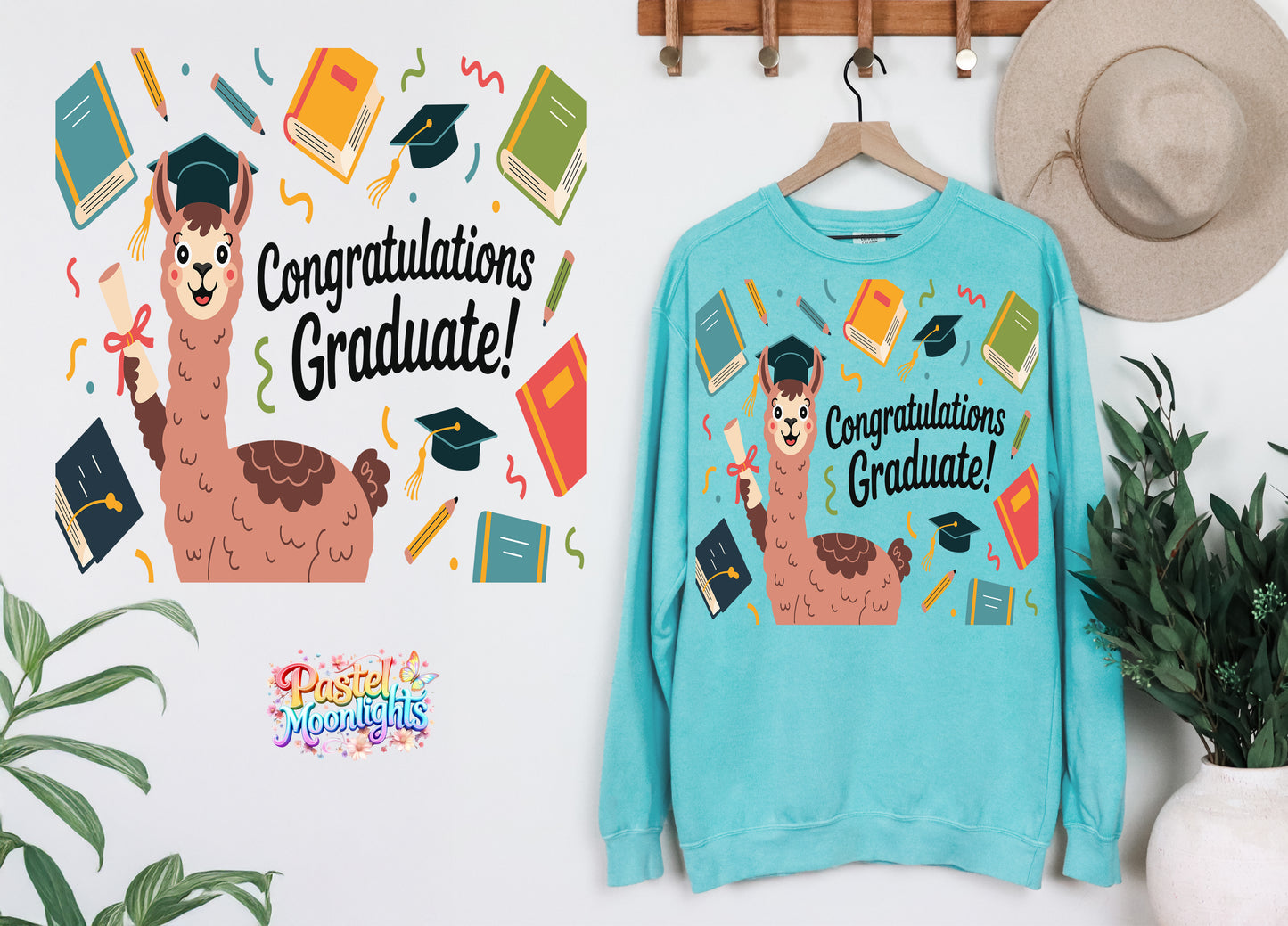 Llama Design 1 DTF Print Ready to Press