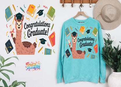 Llama Design 1 DTF Print Ready to Press