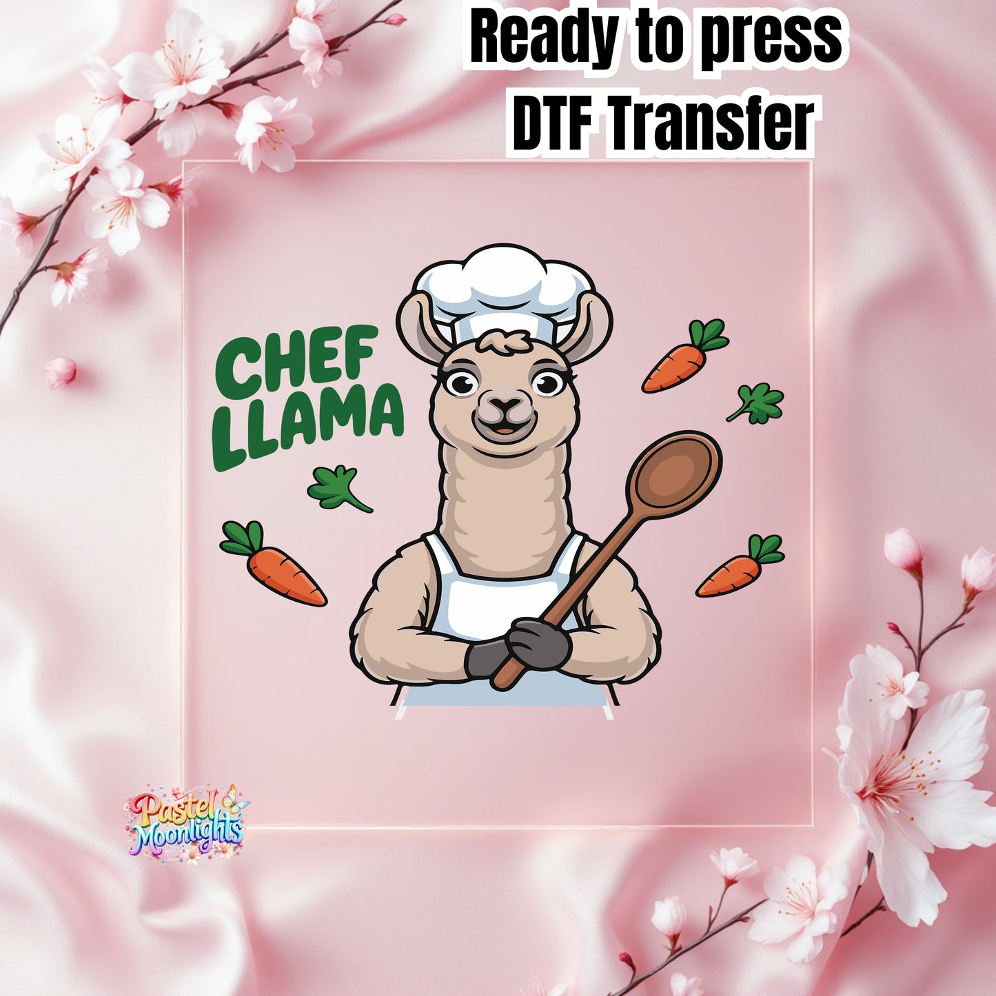 Llama Design 2 DTF Print Ready to Press