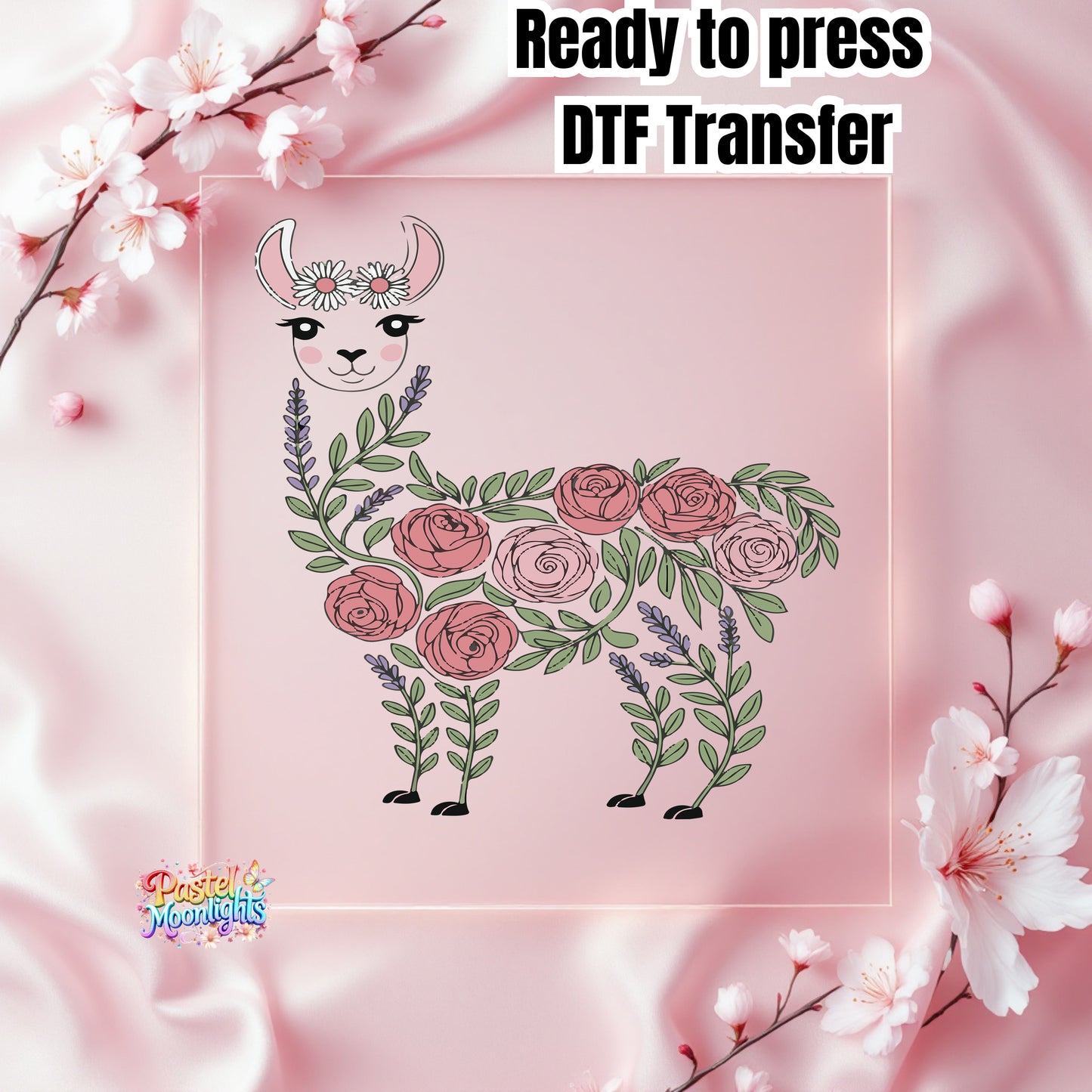 Llama Design 5 DTF Print Ready to Press