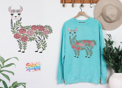 Llama Design 5 DTF Print Ready to Press